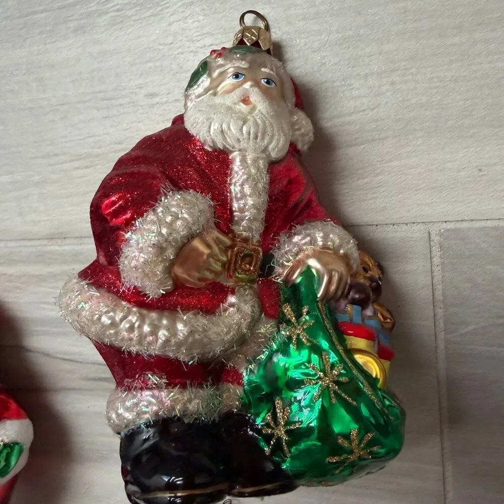 Christopher Radko Santa Christmas Ornament